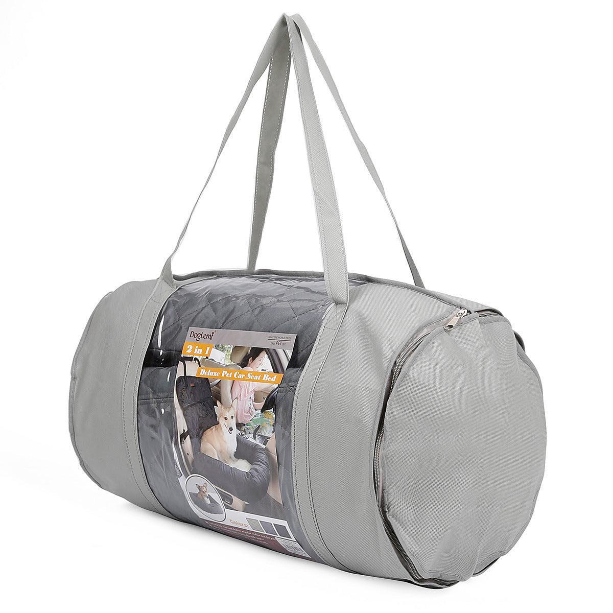 2-In-1 Pet Travel Bed: Portable And Versatile Dog Carrier And Car Seat